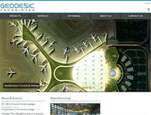 Tablet Screenshot of geodesictechniques.com